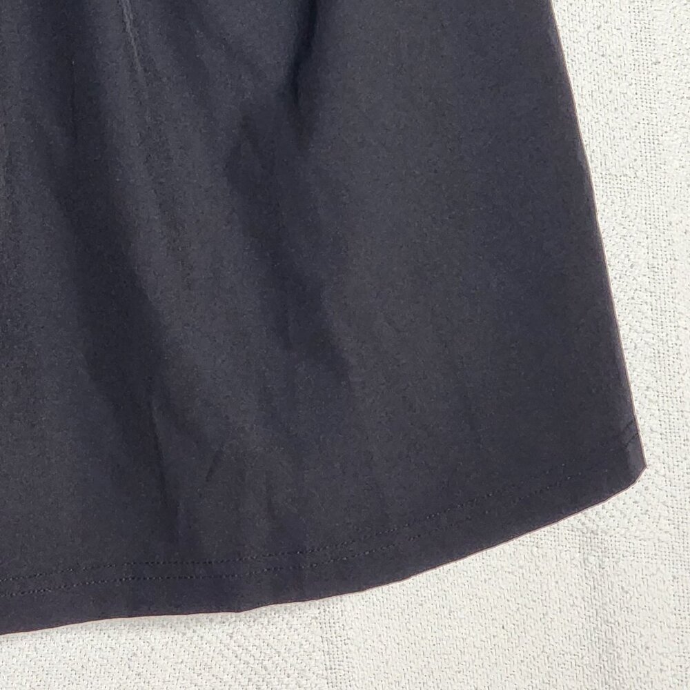 Tek Gear Mineral Black Mid Rise Wicking Drawstring Pocketed Poly Span Skort Sz S - Picture 9 of 16